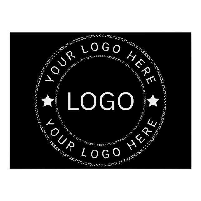 Poster Logo personnalisé (Devant)