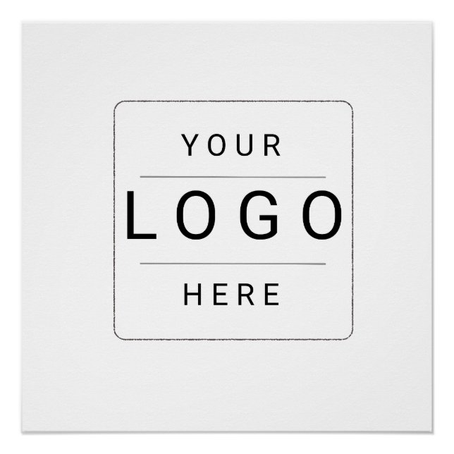 Poster Logo personnalisé (Devant)