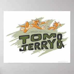 Poster Logo Tom et Jerry Chase