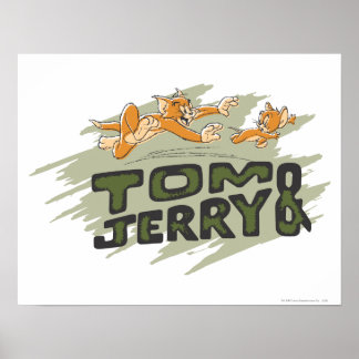 Poster Logo Tom et Jerry Chase