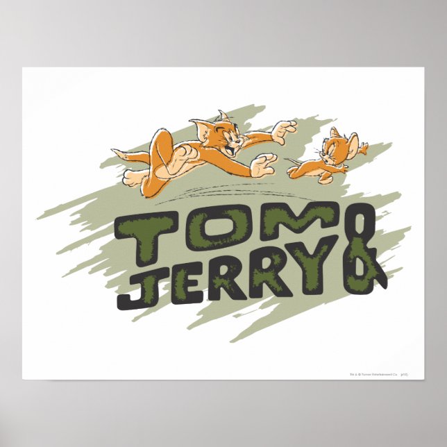 Poster Logo Tom et Jerry Chase (Devant)
