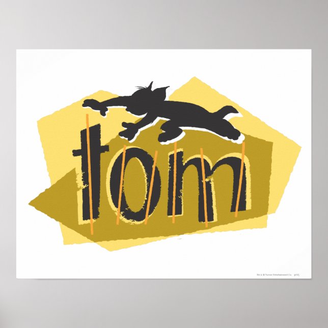 Poster Logo Tom Silhouette (Devant)