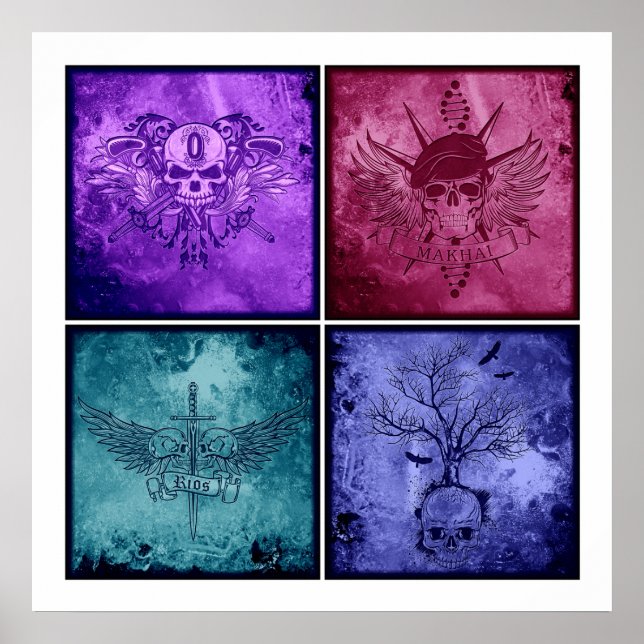 Poster : Logos O'Kanes, Riders, Rios & Makhai (Devant)