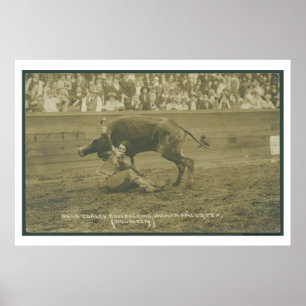 Poster L'Oklahoma Culy bulldogging.