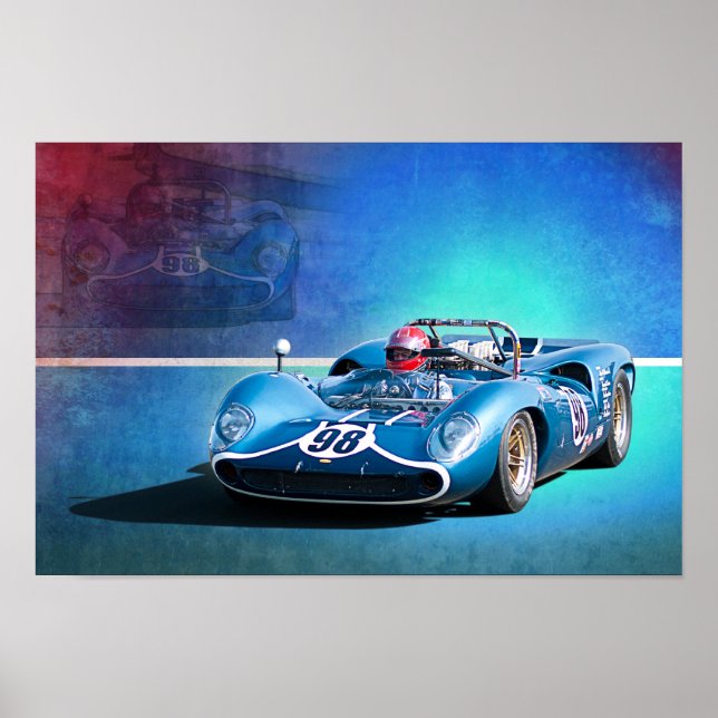 Poster Lola T70 (Devant)