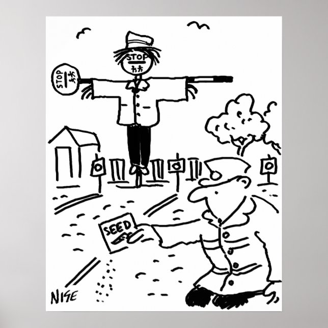 Poster Lollipop Man utilise des Lollipopes pour fabriquer (Devant)