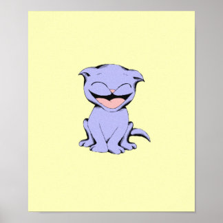 Poster Lolly Cat Laughing