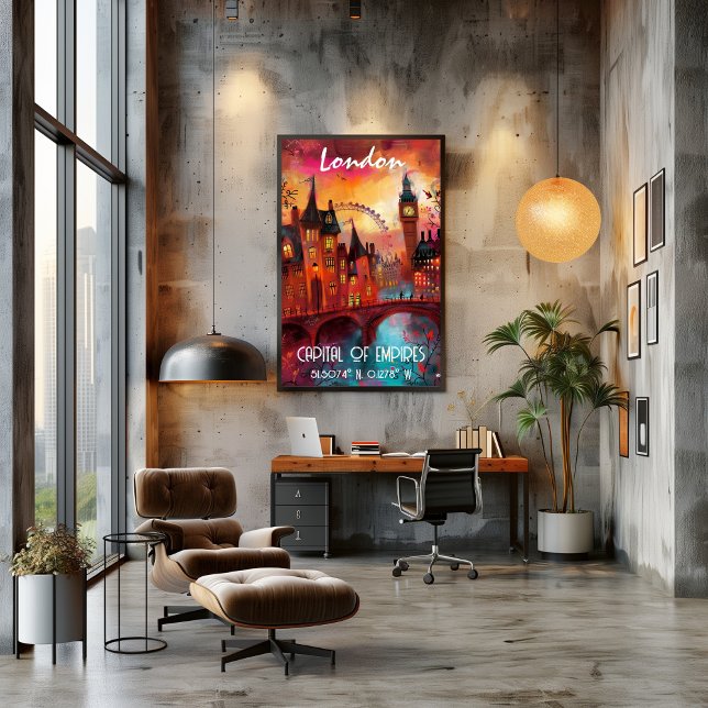 Poster Londres en Arte Contemporáneo (Créateur téléchargé)