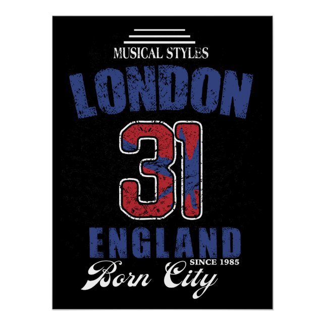 Poster Londres Soundscape (Devant)