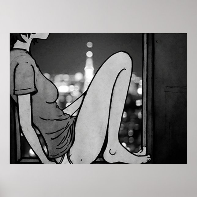 Poster Lonely Thoughts (Devant)