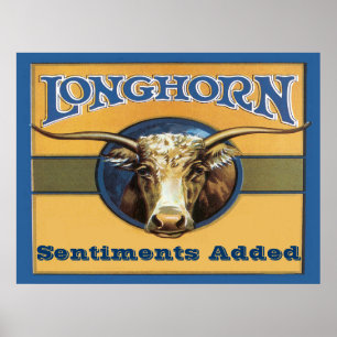 Poster Longhorn, modifier le texte,