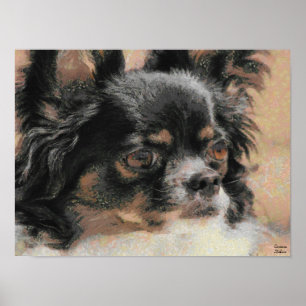 Poster Longue copie mignonne d'affiche de chiwawa de