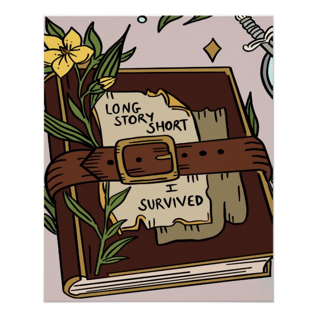 Poster longue histoire courte j'ai vécu (Devant)