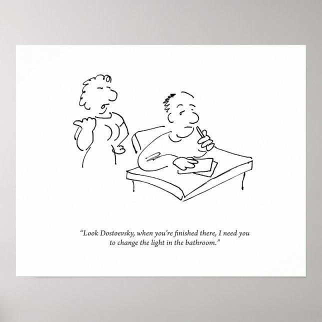 Poster Look Dostoevsky (Devant)