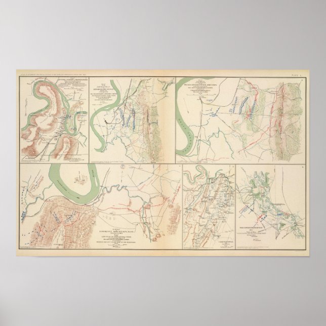 Poster Lookout Mountain, Tennessee (Devant)