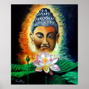 Poster lord buddha