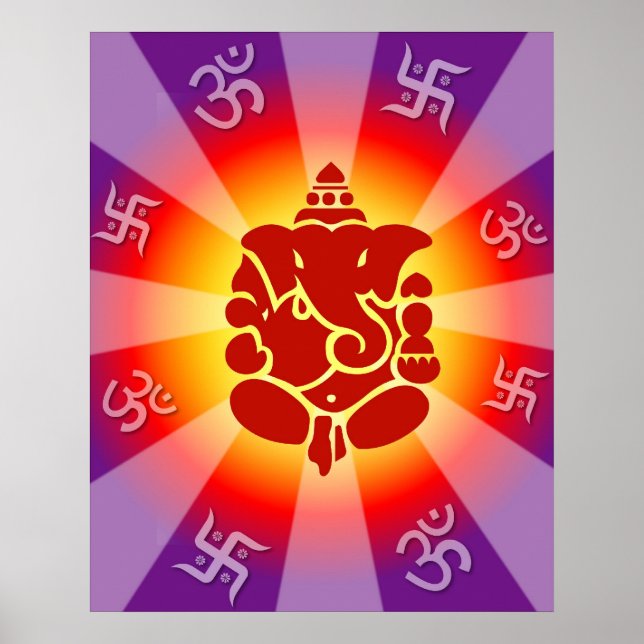 Poster Lord Ganesha (Devant)