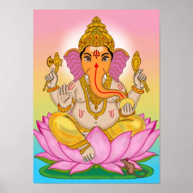 Poster Lord Ganesha (Devant)