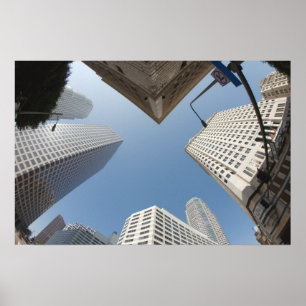 Poster Los Angeles Downtown Skyline