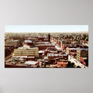 Poster Los Angeles du centre la Californie