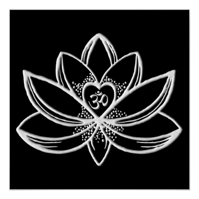Poster Lotus d'argent  (Devant)