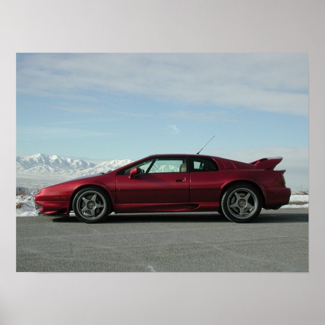 Poster Lotus Esprit V8 (Devant)