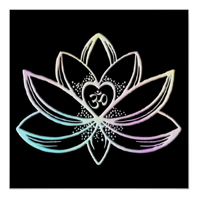 Poster Lotus Pastel  (Devant)