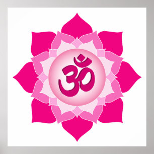 Poster Lotus rose