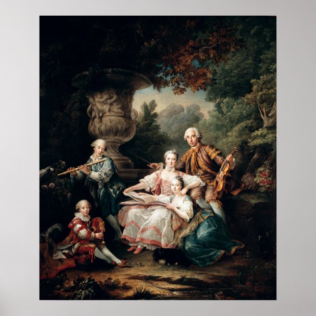 Poster Louis du Bouchet Marquis de Sourches (Devant)