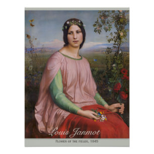 Poster Louis Janmot Flower of the fields CC0914 Perfect