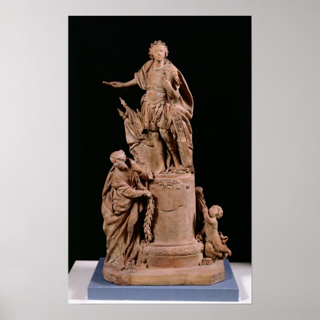 Poster Louis XV  as a Roman Emperor (Devant)