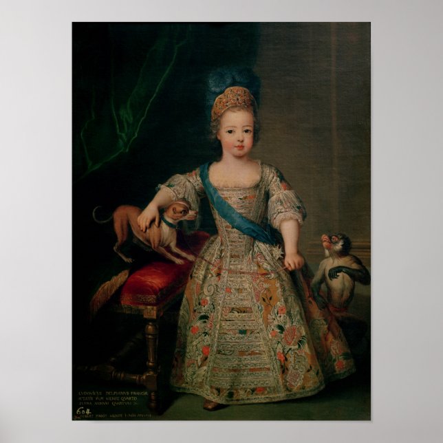 Poster Louis XV enfant, 1714 (Devant)