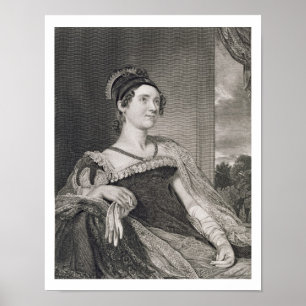 Poster Louisa Catherine Adams (1775-1852) gravé par G.F