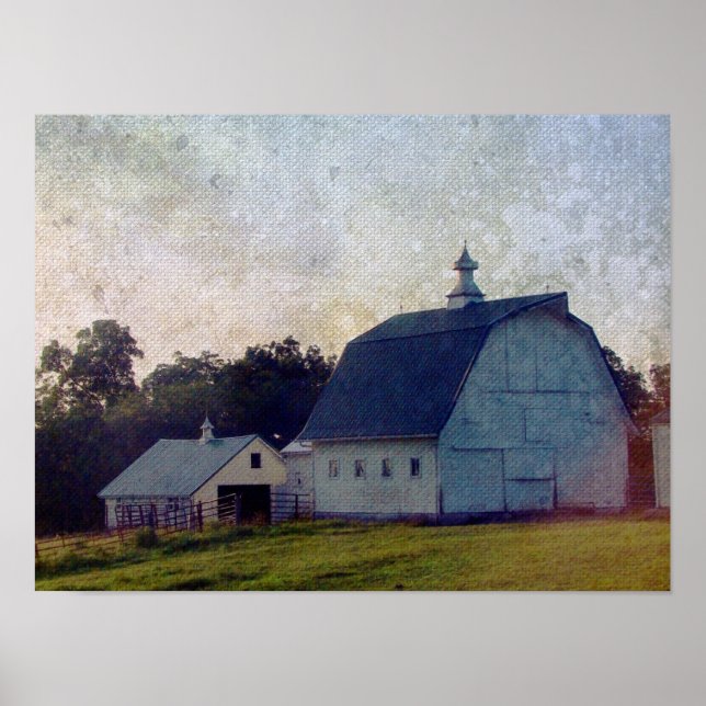 Poster Louisa County Barns (Devant)
