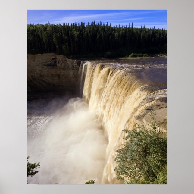 Poster Louise Falls, Twin Falls Gorge Territorial Park, (Devant)