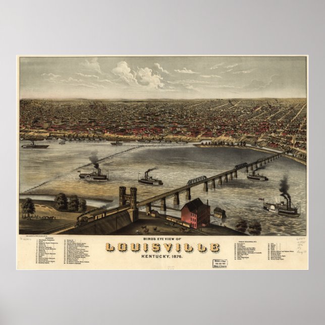 Poster Louisville 1876 (Devant)