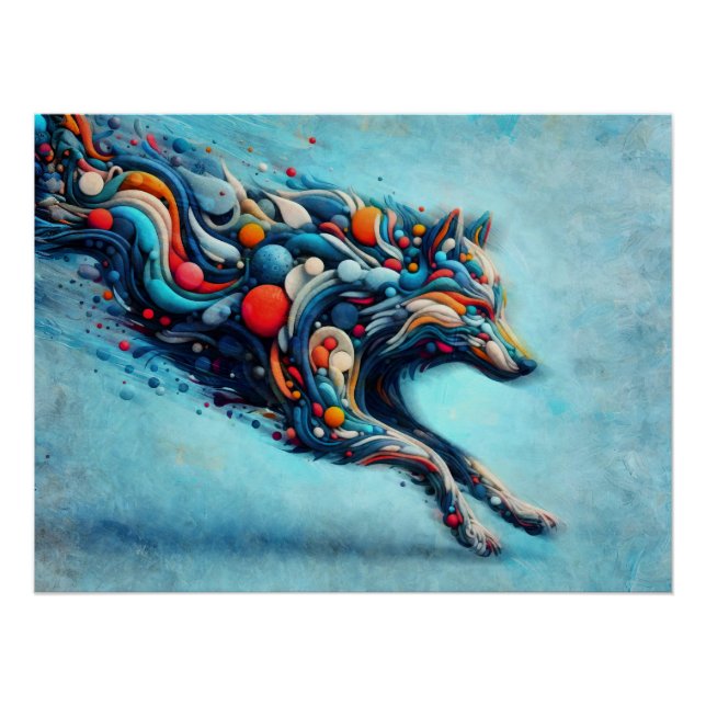 Poster Loup (Devant)