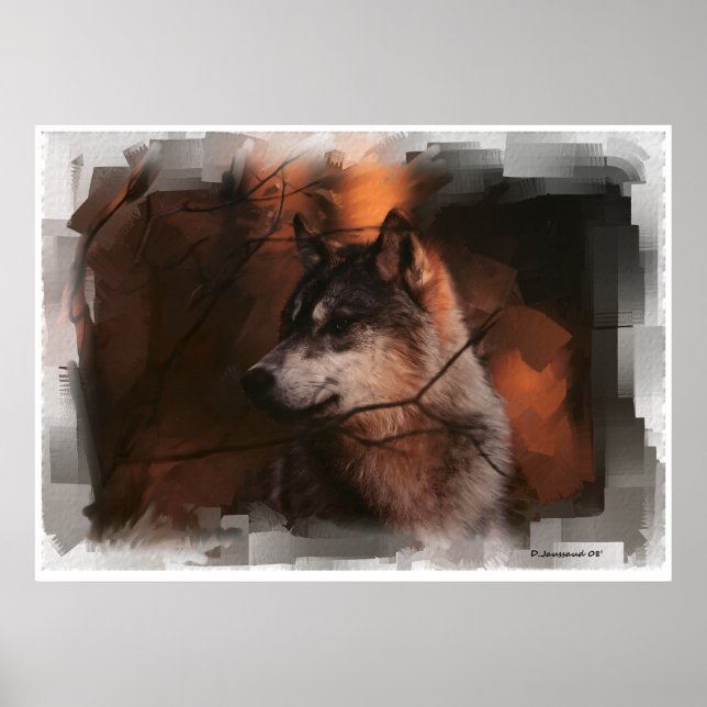 Poster Loup (Devant)