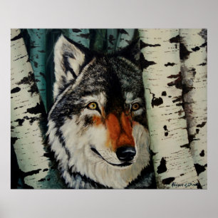 Poster "Loup de bois"