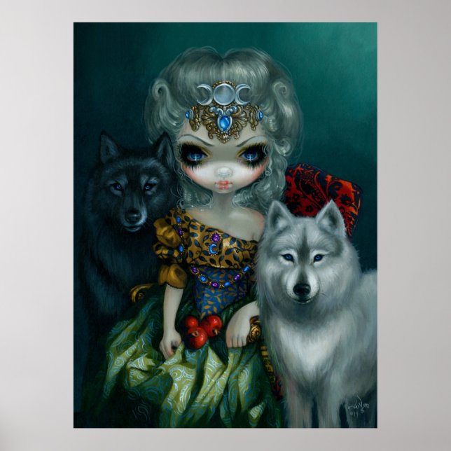 Poster Loup-Garou La Grande Prêtresse ART IMPRIMER Wolf (Devant)