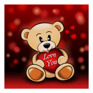 Poster L'ourson t'aime