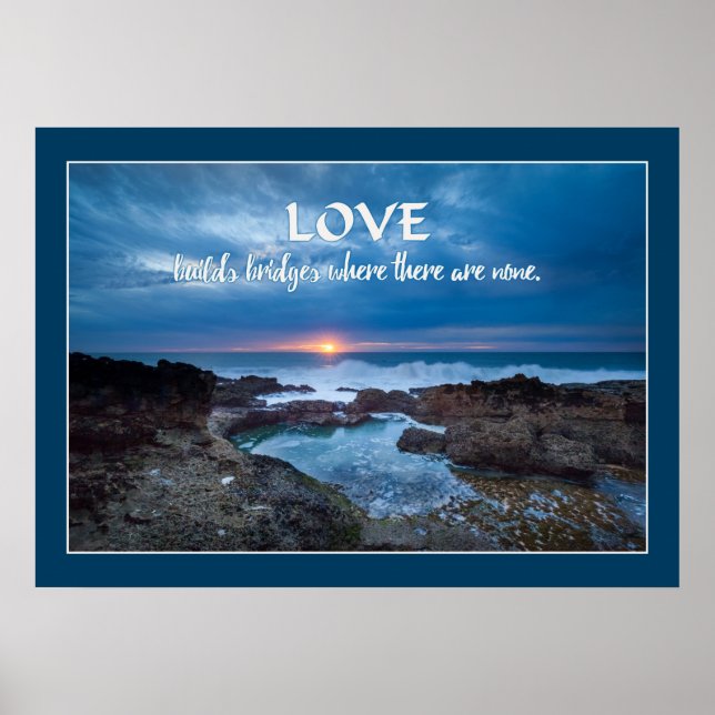 Poster Love Builds Bridges (Devant)
