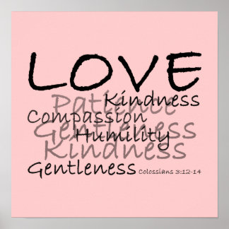 Poster Love Colossians 3