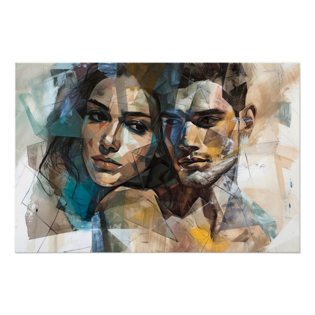 Poster Love in Pastel Tones (Devant)