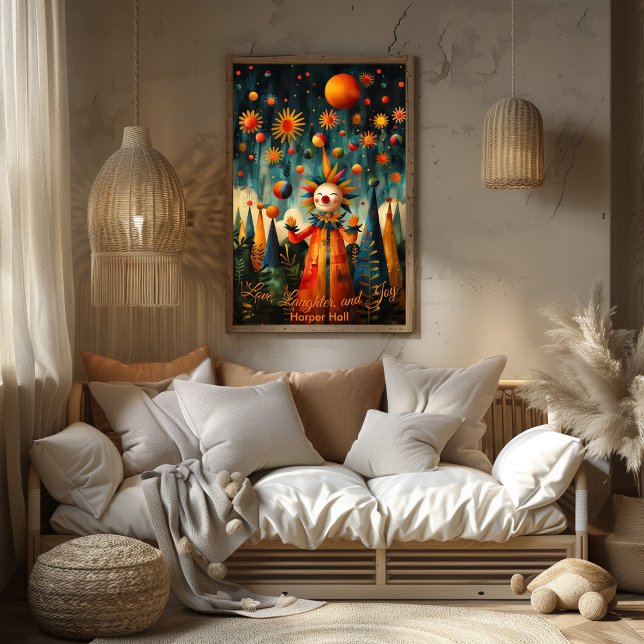 Poster Love, Laughter, and Joy - Póster Inspirador Niños (Créateur téléchargé)