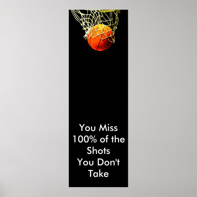 Poster Love Sports Motivational Citation Basketball Poste (Devant)