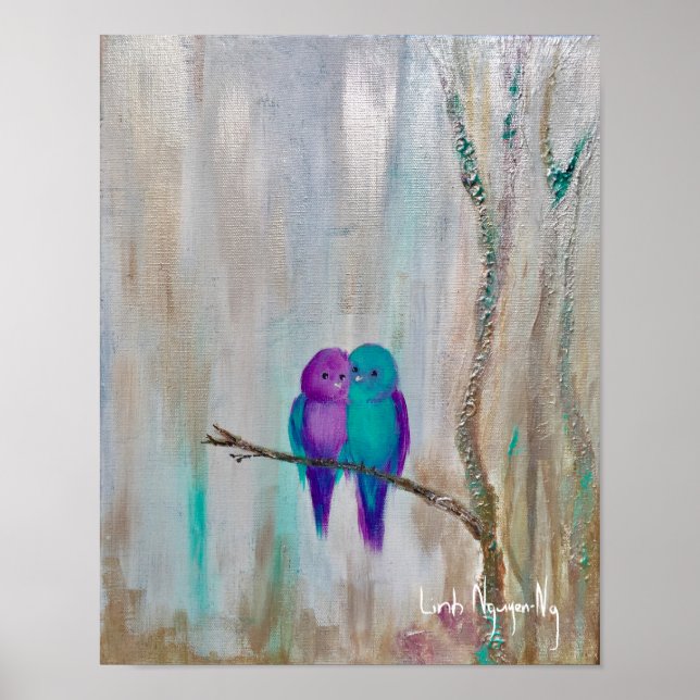 Poster "Lovebirds" (Devant)