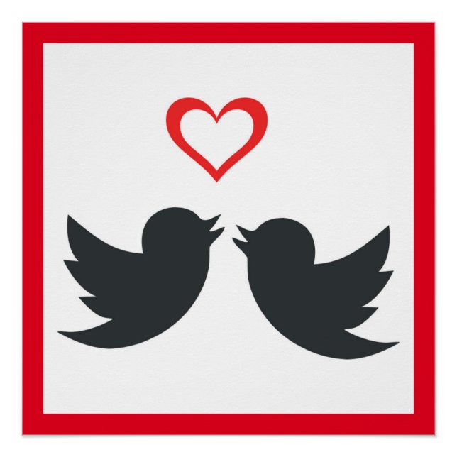 POSTER LOVEBIRDS (Devant)