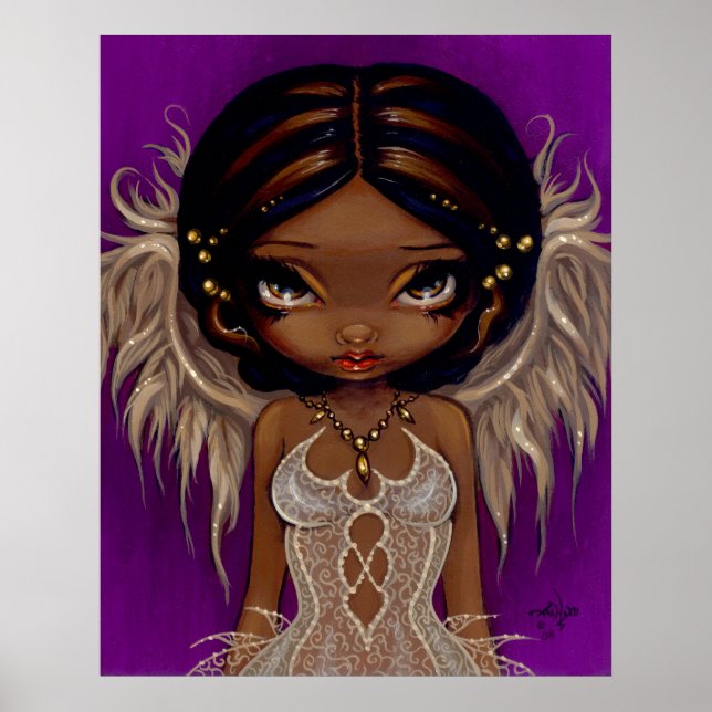 Poster Lovely Eyes fairy Art Print (Devant)