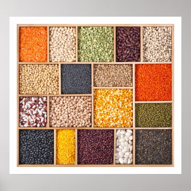 Poster Lovely Legumes (Devant)